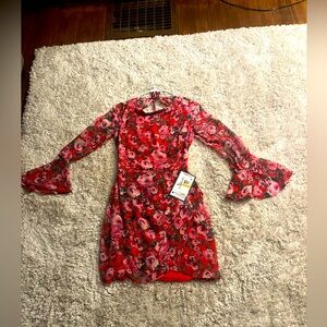 Floral Print mini dress new with tags